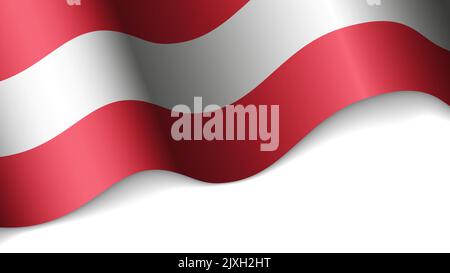EPS10 Vector Patriotic heart with flag of Austria. An element of impact for the use you want to make of it. Stock Vector