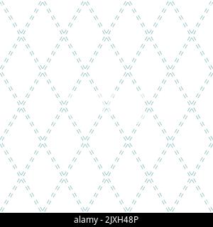 Geometric dotted vector light blue and white pattern. Seamless abstract modern texture for wallpapers and backgrounds Stock Vector