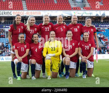 Oslo, Norway. 06th Sep, 2022. Oslo, Norway, September 6th 2022: Team photo of Norway before the World Cup Qualification game between Norway and Albania at Ullevaal Stadium in Oslo, Norway (Ane Frosaker/SPP) Credit: SPP Sport Press Photo. /Alamy Live News Stock Photo