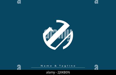 Alphabet letters Initials Monogram logo JS , SJ Stock Vector