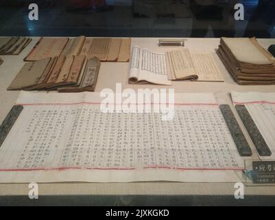 Traditional Chinese calligraphy and painting culture Stock Photo