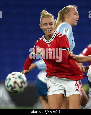 Cardiff, UK. 06th Sep, 2022. Sophie Ingle of Wales in action. Wales women v Slovenia women, FIFA Women's World Cup 2023 UEFA Qualifier at the Cardiff City Stadium, South Wales on Tuesday 6th September 2022. Editorial use only, pic by Andrew Orchard/Andrew Orchard sports photography/Alamy Live news Credit: Andrew Orchard sports photography/Alamy Live News Stock Photo