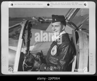 Pilot Of The 94Th Fs, 1St Fg, Seated In The Cockpit Of His Lockheed P ...