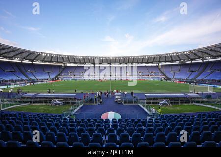 Rome, Italy. 07th Sep, 2022. Rome - Stadio Olimpico during the press conference and training of Feyenoord at Stadio Olimpico on 7 September 2022 in Rome, Italy. Credit: box to box pictures/Alamy Live News Stock Photo