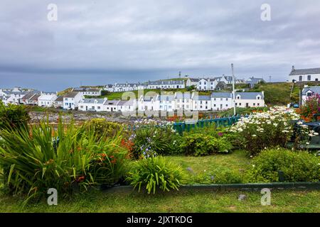 Portnahaven is a pretty coastal village on the Scottish island of Islay Stock Photo