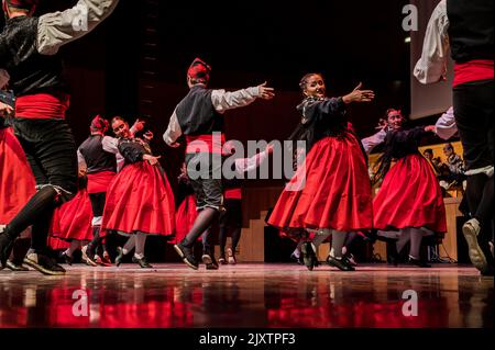 Raices de Aragon dance formation from Aragon, Spain, performs at Eifolk ...