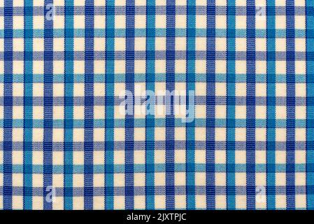 Check plaid seamless pattern. Blue, gray, black background in the cage. Scottish fashion textured the herringboneCheck plaid seamless pattern. Blue, g Stock Photo