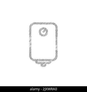 Water heater grey sketch vector icon for your web mobile app logo design Stock Vector