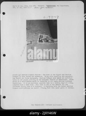 Eighth Aaf Service Command Station - Here Is The Nose Of The Newest ...
