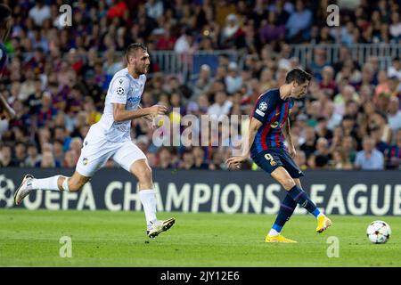 Barcelona, Spain. 07th Sep, 2022. UEFA Champions League soccer match FC Barcelona vs Viktoria Plzen at Camp Npu Stadium, Barcelona 07 September 2022 900/Cordon Press Credit: CORDON PRESS/Alamy Live News Stock Photo