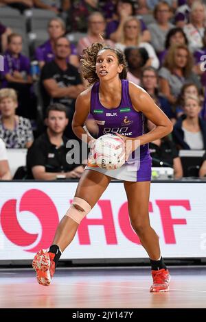 Jemma Mi Mi of the Firebirds looks to pass during the Round 5 Super ...