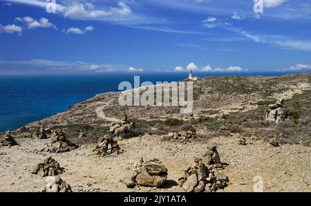 The island of Rhodes ln Greece, with its crystal clear sea and its archaeological sites is one of the most important European tourist destinations Stock Photo