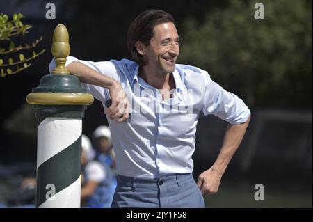 Venice, Italy. 07th Sep, 2022. Adrien Brody arrives at the Hotel Excelsior during the 79th Venice International Film Festival on September 7, 2022 in Venice, Italy. Photo by Rocco Spaziani/UPI Credit: UPI/Alamy Live News Stock Photo