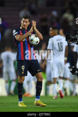 Barcelona, Spain. 07th Sep, 2022. during the match between FC Barcelona and FC Viktoria Plzen corresponding to the first day of the group stage of the UEFA Champions League at Spotify Camp Nou Stadium in Barcelona, Spain. September 7, 2022. Credit: rosdemora/Alamy Live News Stock Photo