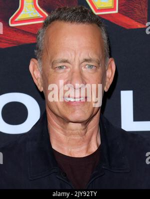 Burbank, USA. 07th Sep, 2022. Tom Hanks arrives at The Disney Pinocchio World Premiere held at The Main Theater, Walt Disney Studios in Burbank, CA on Wednesday, September 7, 2022 . (Photo By Juan Pablo Rico/Sipa USA) Credit: Sipa USA/Alamy Live News Stock Photo