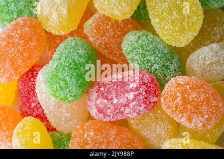 Colorful Gummy Candy Fish Background Green Stock Photo 66050035