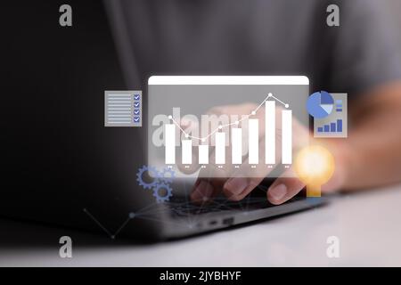 Enterprise strategy creation, data-driven decision making, and data analysis are all part of the Business Intelligence (BI) paradigm. Stock Photo