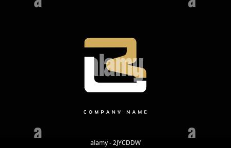 BL, LB Abstract Letters Logo Monogram Stock Vector