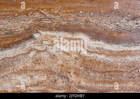 Travertine marble textured tile. Natural stone background Stock Photo