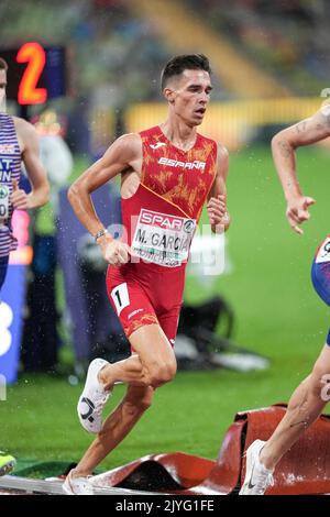 Mario Garcia Romo participating in the 1500 meters of the European ...