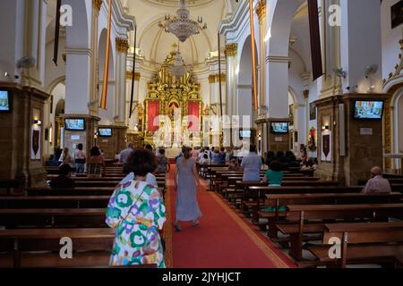 Church Nuestra Señora de la Encarnación. Marbella, Costa del Sol, Malaga Province, Andalusia, Spain Stock Photo