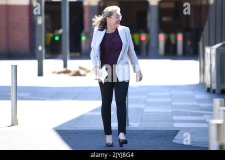 Acting Victorian Premier Jacinta Allan Arrives To A Press Conference In ...