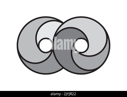 Infinity Design Vector icon illustration Logo template design Stock Vector