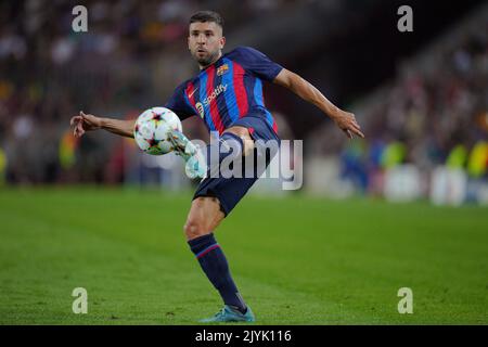 Barcelona, Spain. 07th Sep, 2022. during the UEFA Champions League match between FC Barcelona and Viktoria Plzen, Group C, played at Spotify Camp Nou Stadum on Sep 7, 2022 in Barcelona, Spain. (Photo by Colas Buera/PRESSIN) Credit: PRESSINPHOTO SPORTS AGENCY/Alamy Live News Stock Photo