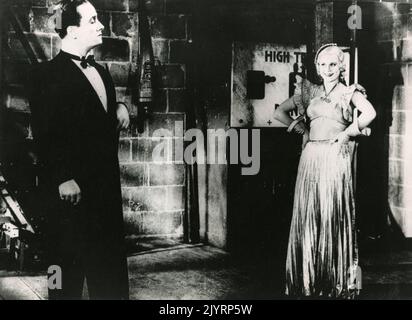 German actor Hermann Thimig and actress Renate Muller in the movie Victor and Victoria (Viktor und Viktoria), Germany 1933 Stock Photo