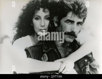 CHER, SAM ELLIOTT, MASK, 1985 Stock Photo - Alamy