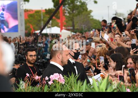 Venice, Italy. 08th Sep, 2022. Brad Pitt attends 'Blonde' carpet at the 79th Venice International Film Festival on September 08, 2022 in Venice, Italy. Credit: Sipa USA/Alamy Live News Stock Photo