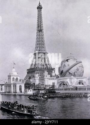 A view of the Eiffel Tower next to the Seine River ahead of the Paris ...