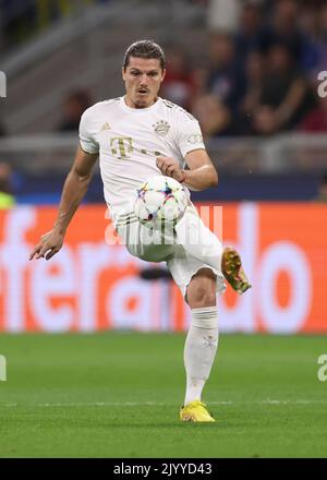 Milan, Italy, 7th September 2022. Marcel Sabitzer of Bayern Munchen during the UEFA Champions League match at Giuseppe Meazza, Milan. Picture credit should read: Jonathan Moscrop / Sportimage Stock Photo