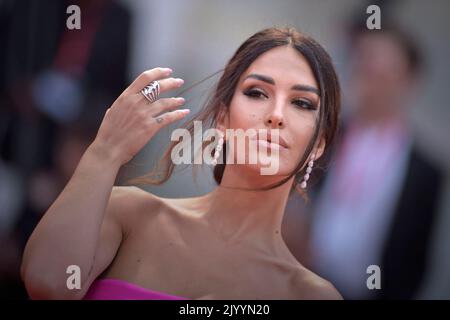 Venice, Italy. 08th Sep, 2022. VENICE, ITALY - SEPTEMBER 08:Rosa Perrottaattends the 'Blonde' red carpet at the 79th Venice International Film Festival on September 08, 2022 in Venice, Italy. Credit: dpa/Alamy Live News Stock Photo