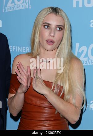 Hollywood, USA. 08th Sep, 2022. Emma Roberts arrives at The Hulu TELL ME LIES Red Carpet held at The Neuehouse in Hollywood, CA on Thursday, September 8, 2022 . (Photo By Juan Pablo Rico/Sipa USA) Credit: Sipa USA/Alamy Live News Stock Photo