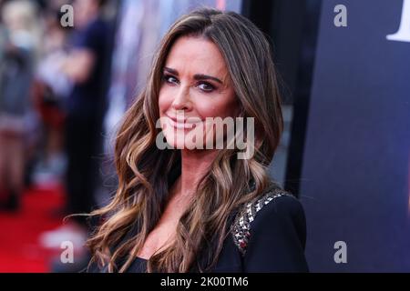 Universal City, United States. 08th Sep, 2022. UNIVERSAL CITY, LOS ANGELES, CALIFORNIA, USA - SEPTEMBER 08: American actress Kyle Richards arrives at the Universal Studios Hollywood Halloween Horror Nights Opening Night Celebration 2022 held at Universal Studios Hollywood on September 8, 2022 in Universal City, Los Angeles, California, United States. (Photo by Xavier Collin/Image Press Agency) Credit: Image Press Agency/Alamy Live News Stock Photo