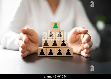 Human Resource Concept And Customer CRM Management Stock Photo
