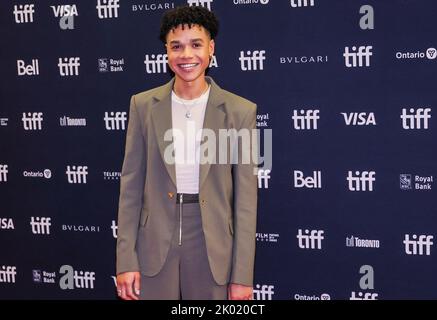 Toronto, Canada, 08/09/2022, Miles Gutierrez-Riley attends the Toronto