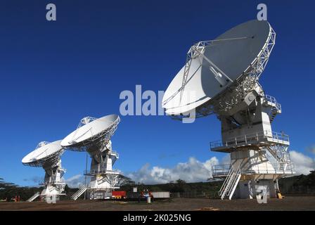 A satellite transponder dish antenna Stock Photo - Alamy