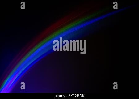 neon light background blur rainbow colorful lines Stock Photo