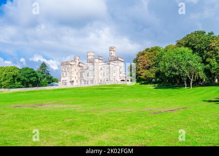 Lews Castle, Victorian era castle in Stornoway, Isle of Lewis, Scotland Stock Photo