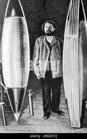 Cosmonautics founder Konstantin Eduardovich Tsiolkovsky (1857 - 1935 ...