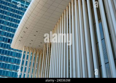Philharmonie on the Kirchberg, Luxembourg City, Grand Duchy of Luxembourg, Europe Stock Photo