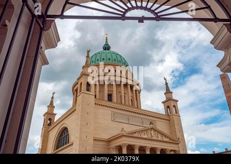 St. Nikolai Church, Potsdam, Brandenburg, Germany Stock Photo