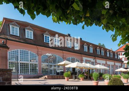 Erbach, Odenwald, Hesse, Germany. Orangery in the pleasure garden of Erbach Castle Stock Photo