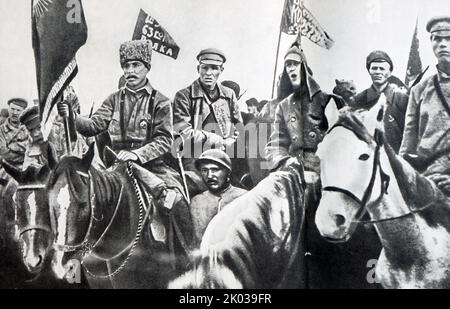 Red Cavalry during the russian Civil War 1920 Stock Photo