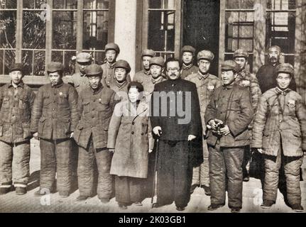 Ren Bishi was a military and political leader in the early Chinese Communist Party, In the early 1930. Stock Photo