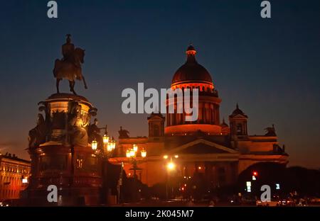 St. Petersburg, Russia - August 17 , 2022: Saint Isaac's Cathedral St. Petersburg Stock Photo