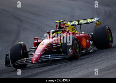 Monza, Italy. 07th July, 2022. #55 Carlos Sainz, Scuderia Ferrari during the Italian GP, 8-11 September 2022 at Monza track, Formula 1 World championship 2022. 09/09/2022 Photo Federico Basile/Insidefoto Credit: Insidefoto di andrea staccioli/Alamy Live News Stock Photo