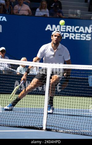 Matteo errettini at the 2022 US Open. Stock Photo